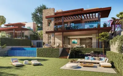 New-Build Sea View Villa in La Alquería, Benahavís