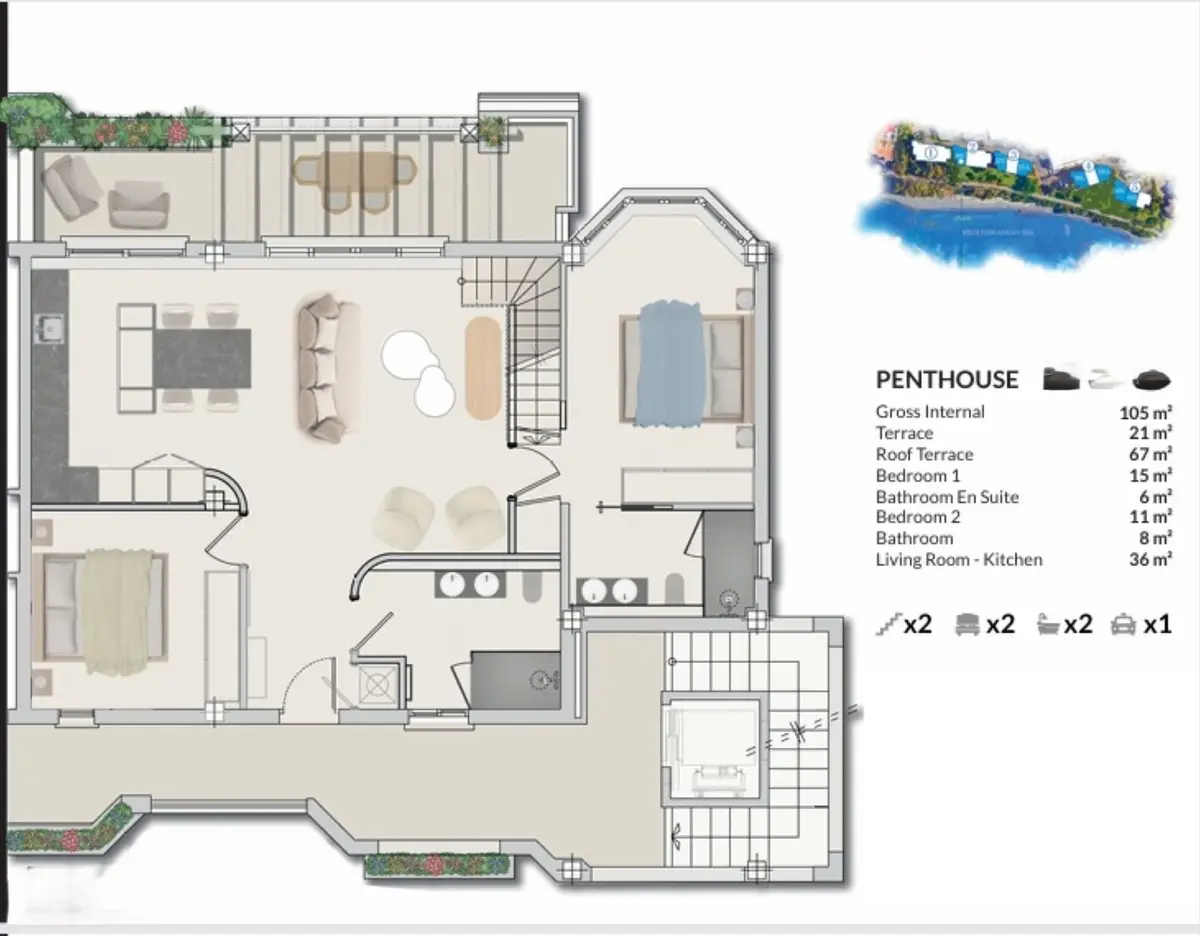 Penthouse Duplex in Estepona