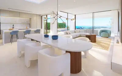 New Build Villa in Estepona Golf with Sea Views